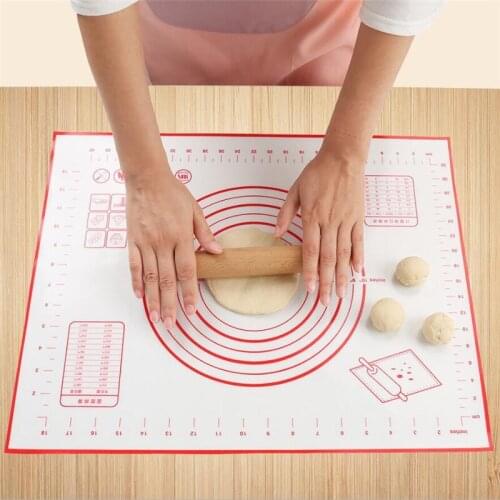 Silicone Baking Mat Pizza Dough Maker Pastry Kitchen Gadgets Cooking Tools Utensils Bakeware Kneading Accessories Lot