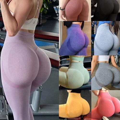Women Yoga Pants Push Up Workout Leggings for Fitness Sport Legging Gym Activewear High Waist Seamless Trousers Running Tights