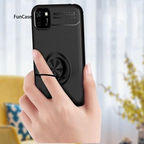 Metal Ring Bracket Soft TPU Protector For Huawei Y8S Phones Cases Cover Huawei Y5P Y7A Nova 8 SE 7 Y9A Pro Y8P Y6P 7i Y9S Y7P
