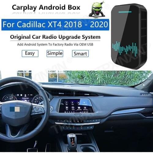 Upgrade Radio Carplay Android Auto Audio For Cadillac XT4 2018-2020 Apple Wireless AI Box Car Multimedia Player GPS Navi unit
