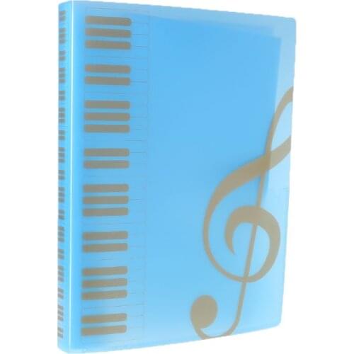 40 Pages A4 Size Piano Music Score Sheet Document File Folder Storage Organizer