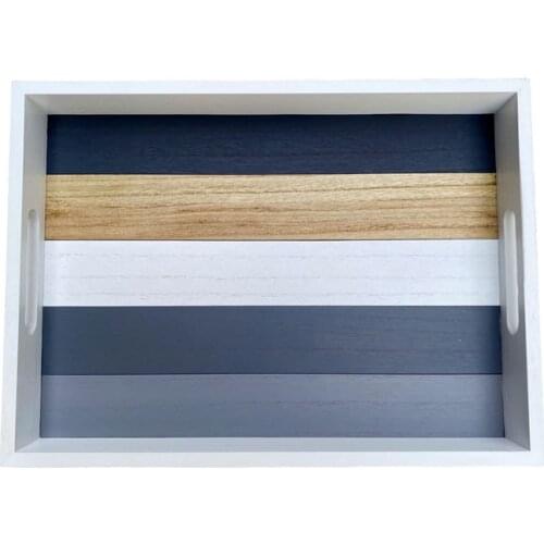 Tray Rustic Wooden Serving Tray Coffee Table Tray Kitchen Tray Key Bowl Entryway Table for Rustic Farmhouse Home Brunch Decor