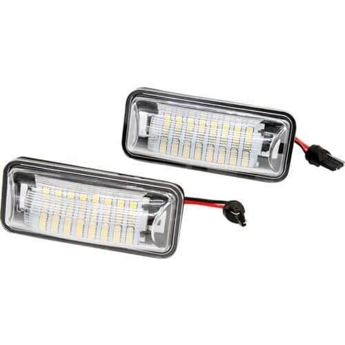 2pcs/lot Car LED License Plate Light Number Lamps Error Free 24 SMD for Subaru/BRZ/Legacy/WRX/STI Impreza/XV/Crosstrek