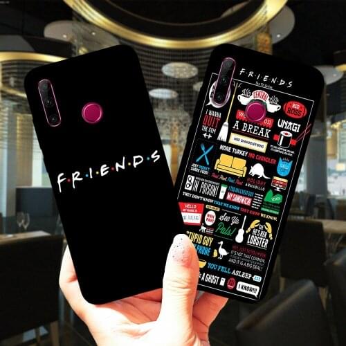 Friends TV Show Central Perk Coffee Silicone Case For Huawei Honor 10i 20 30 Lite Pro Cover For Huawei Honor 9 10 Lite 9X 8X