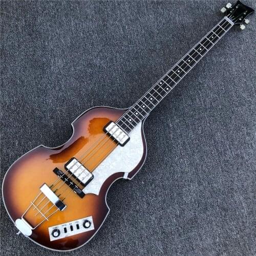 Sunburst Hofner 4 strings bass guitar Violin BB2 Icon Series Hofner tobacco burst vintage CT Electric bass
