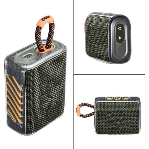 For JBL GO3 Speaker Bluetooth Audio TPU Waterproof Cover Protective Case Skin Protective Cover Portable Player Accessories