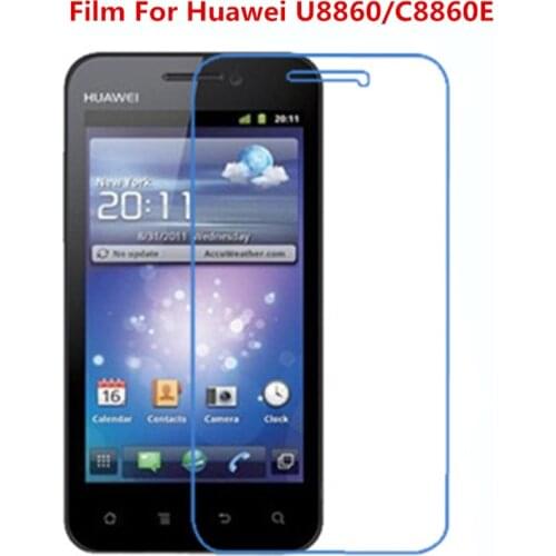 1/2/5/10 Pcs Ultra Thin Clear HD LCD Screen Protector Film With Cleaning Cloth Film For Huawei U8860/C8860E