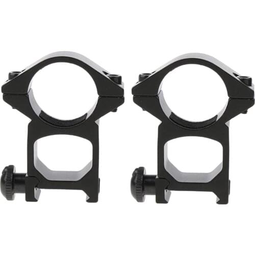 1'' High Profile Scope Rings 20mm Picatinny/Weaver Rail 25.4mm