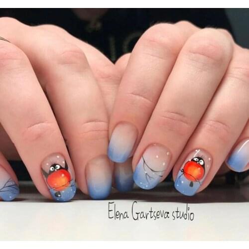 1pc Snegirami DIY Beauty Water Transfer Stamping Nail Art Tips Nail Decor Manicure Deca