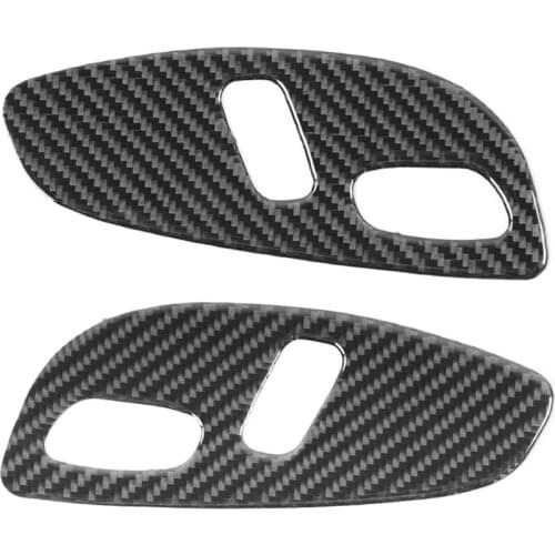 2Pcs/set Car Seat Adjust Switch Button Panel Stickers For Chevrolet Camaro 2017+ Interior Auto Accessory Trim