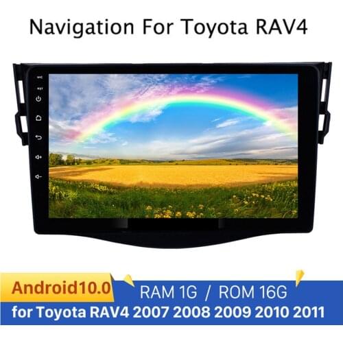 9'' Android 9.1 car multimedia mp5 player 2 Din radio GPS Navi audio radio for Toyota RAV4 Rav 4 2007 2008 2009 2010 2011