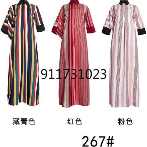 African Dresses For Women Golden Glitter Stripe O-Neck Sexy Party Dress Long Tunic Night Club 3/4 Sleeve Long Maxi Dresses