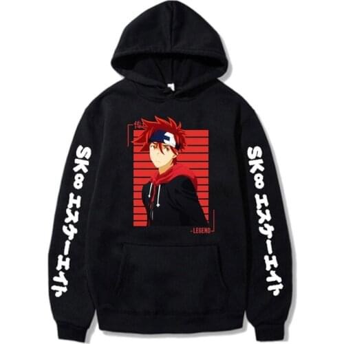 Anime SK8 The Infinity Cosplay Hoodie Costume Women Men Hoodie Sweatshirt SK EIGHT Oversized Long Sleeve