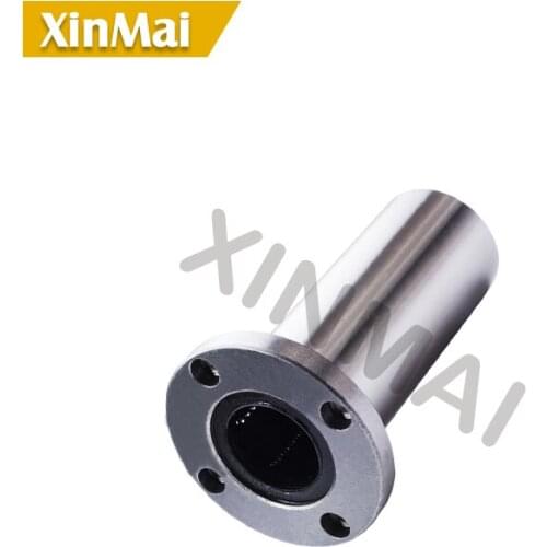 1pcs LMF10LUU long type 10mm flange linear bearing CNC Linear Bush