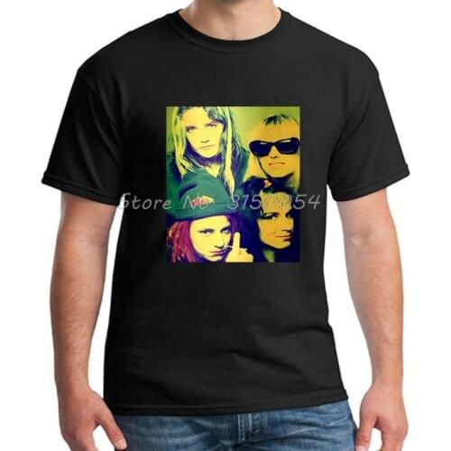 Fashion Cotton Short Sleeve Men T Shirt L7 Band Joan Jett Rock Band Men/women Print T-Shirt Cool Tshirt Hip Hop Tees Harajuku