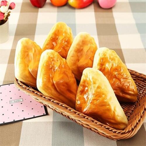 1 pcs PU Fake Bread Artificial Foods squishy bread Festive Party Supply Simulation Bread Model photography Fake Bread Prop