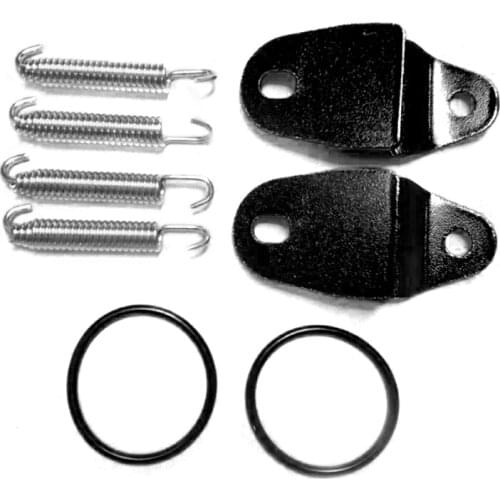 Motorcycle Hangers Exhaust Muffler Stays Springs O-Rings kit For Yamaha Banshee 350 YFZ350 87-06