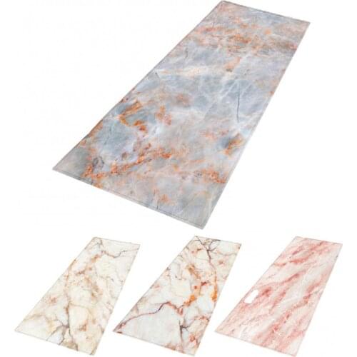 Kitchen Bathroom Marble Carpet Non-slip Floor Mat Door Cushion Home Ornament