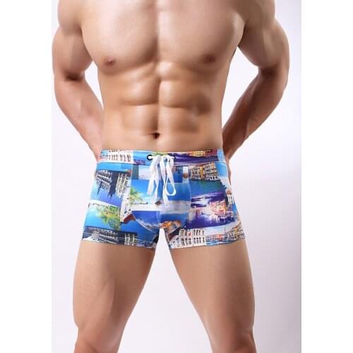 Mens Slim Fit Quick Dry Short Swim Trunks with Mesh Lining Breathable Beach Board Shorts Men Swimwear