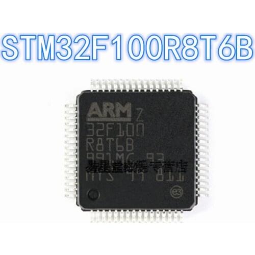 1PCS-5PCS 100% new original authentic STM32F100R8T6B QFP-64 32F100R8T6B QFP64 32-bit microcontroller chip