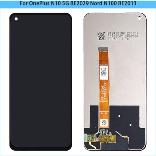 Original New For OnePlus N10 5G BE2029 Nord N100 BE2013 BE2015 LCD Display Touch Screen Panel Digitizer Assembly Replacement
