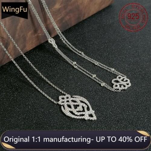 New 1:1 S925 Sterling Silver Adjustable Monaco Necklace Women Gift Zircon Rattan Flower Pendant Luxury Brand Jewelry