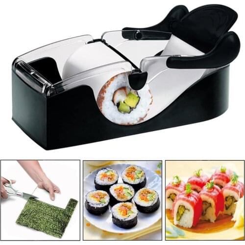 DIY Easy Sushi Maker Roller Equipment Perfect Roll Sushi Mould Perfect Kitchen Cooking Tool