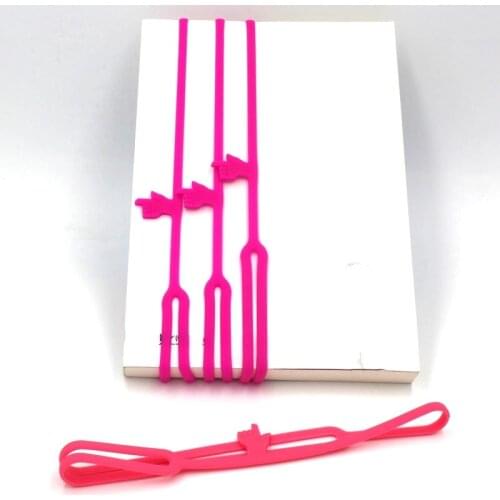 Silicone Finger Bookmark Rubber Strap Book Marker Reading Page Holder Fixing Strap Office School Teacher Supplies