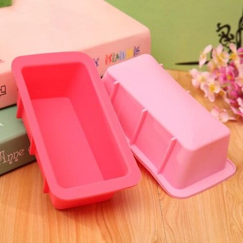 Silicone Bread Mold Non Stick Bakeware BPA Free Rectangular DIY Loaf Cake Mould Baking Pan