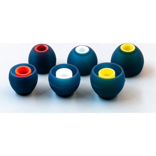 KBEAR 08 Silicone upgraded Eartips 1 pair(2 pcs) Noise Isolating with S M M- L Size For KBEAR TRI KZ Earphone