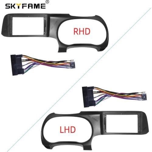 SKYFAME Car fascia Frame Cable For HYUNDAI i10 I-10 2019 Android big Screen Dask Kit Fascia Frame