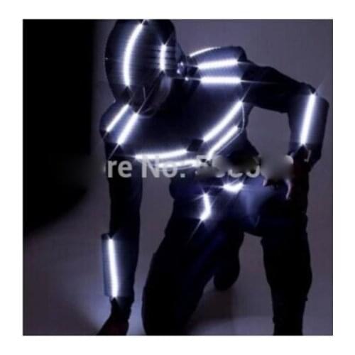 LED Robot costume LED dance suit LED Light costume LED glowing clothes stage dance armor