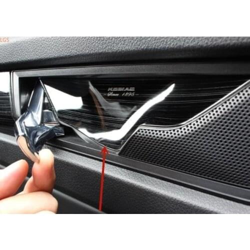 For Skoda Kodiaq 2017-2019 stainless steel Inner door bowl Inner door handle decoration frame Anti-scratch car accessories