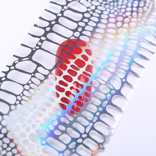 100*4cm Nail Foils Multicolor Pattern Brand New Transfer Decal Stickers For Nail Art Decorations