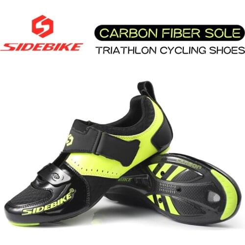 20 Sidebike triathlon cycling road shoes 016 carbon fiber shoes professional athletic road bike shoes mens ultralight breathable