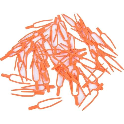50pcs Garden Tool Plastic High Quality Plant Clips Stolons Fastening Fixture Clamp Accessory Farming Strawberry Forks