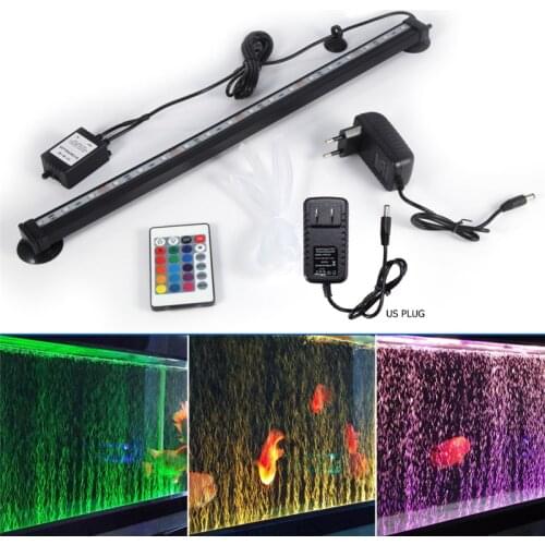 5050 RGB Aquarium LED Lighting Fish Tank Aquarium Decoration LEDs Light Bluetooth Controller Lamp for Aquarium Accessories EU/US
