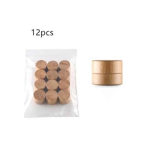 5g 10g Refillable Bottles Natural Bamboo Empty Makeup Jar Pot Travel Face Cream/Lotion/Cosmetic Container Travel Accessories