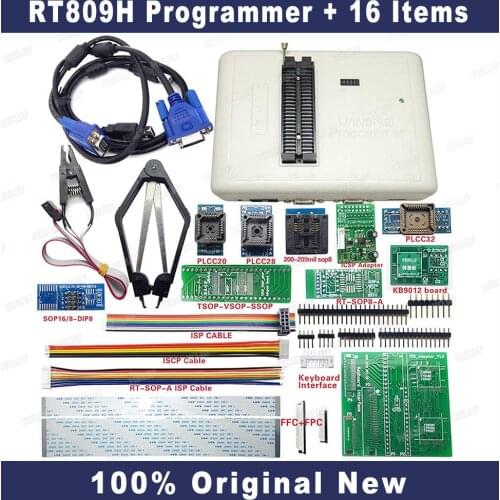 Brand New Universal USB Programmer + 16 Items With Reasonable Price Use For Most Of The Simple Chps SOP8 SOIC8 Adapter/Test Clip