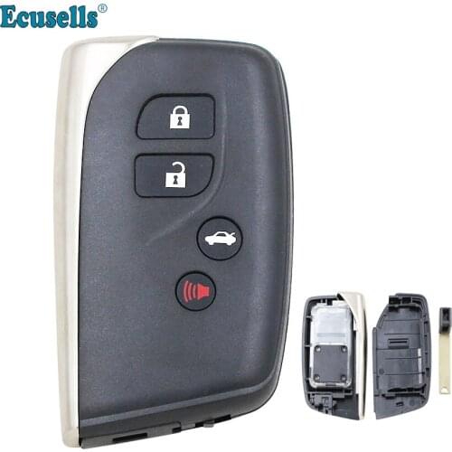 Remote Car Key Shell Case Housing 4 Buttons for Lexus New Model 2016 2017 2018 2019