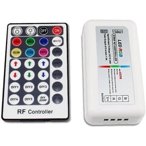 DC12V 12A 20 key 28 Keys 44key RF remote control for RGB Led Strip light controller