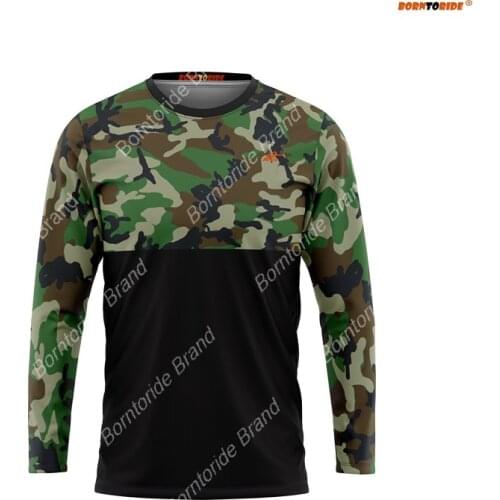 Enduro Mountain Jerseys Motocross BMX Racing Jersey Downhill DH Long Sleeve Cycling Clothes MX Summer MTB Bike T-shirt ATV