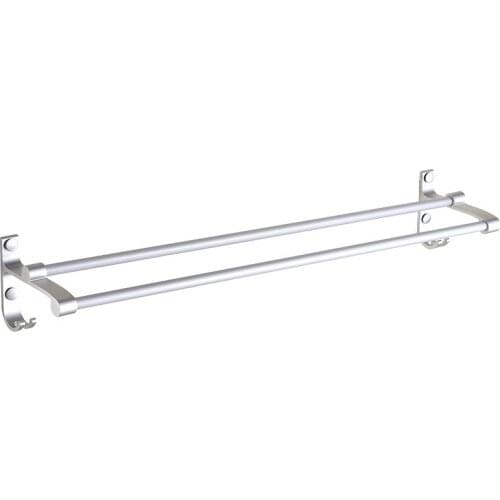 Space Aluminum Towel Rack Bathroom Double Single Pole Pendant Bathroom Hardware Towel Bar