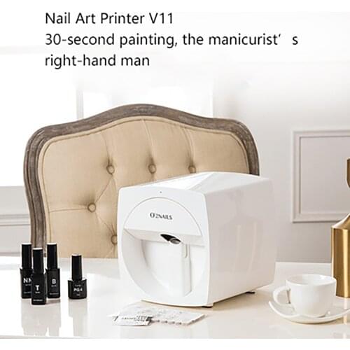 V11 Printer Nail Machine Color Drawing Machine Small Household Automatic 3d Set Salon Mobile Nail Art Machine