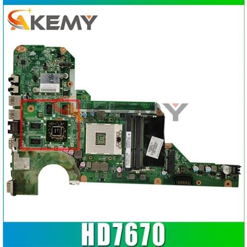 AKemy DA0R33MB6E0 Laptop motherboard For HP Pavillion G4-2000 G6-2000 G7-2000 Mainboard DA0R33MB6F1 680569-001 680569-501 SLJ8E