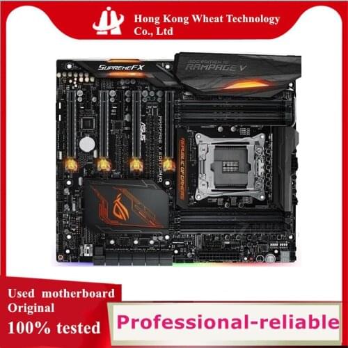 For ASUS ROG RAMPAGE V EDITION 10 Motherboard Socket LGA 2011 V3 DDR4 SATA III For Intel X99 Original Desktop Used Mainboard