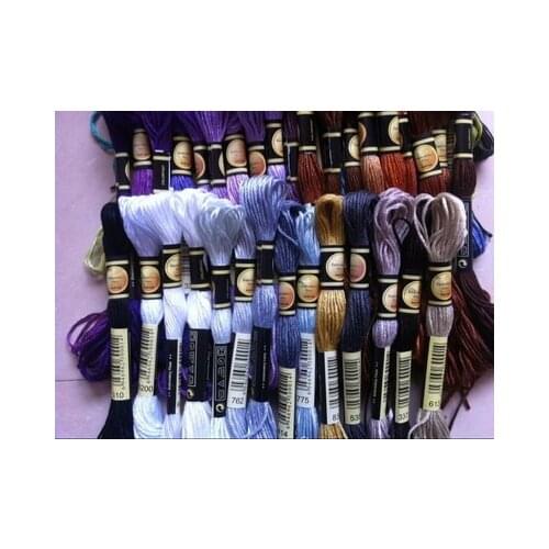 Cxc threads DIY DMC 3350-3733 Embroidery Floss Embroidery Threads 10PCS/lot 8M Cross-stitch kit Cross stitch Floss Kits 11.12