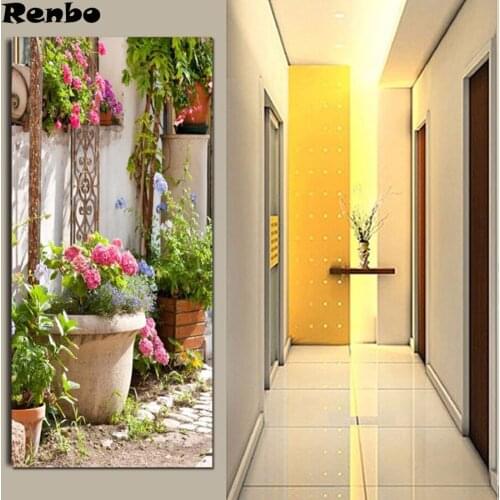 Картины цветов по номерам Renbo/仁波 China At AliExpress