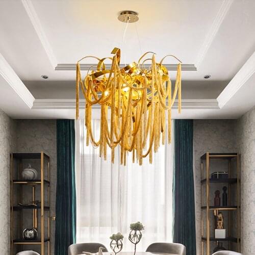 Nordic Gold Luxury Chandeliers Lighting Nordic Pendant Lighting Lamps for Bedroom Kitchen Dining Living Room Decoration Light