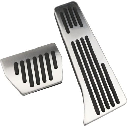 Carmilla Non-Drilling Brake Accelerator Pedal Plate Pad for BMW 1 2 3 4 5 6 7 Series GT X3 X4 X5 X6 Z4 F10 F15 F30 F31 F34 AT